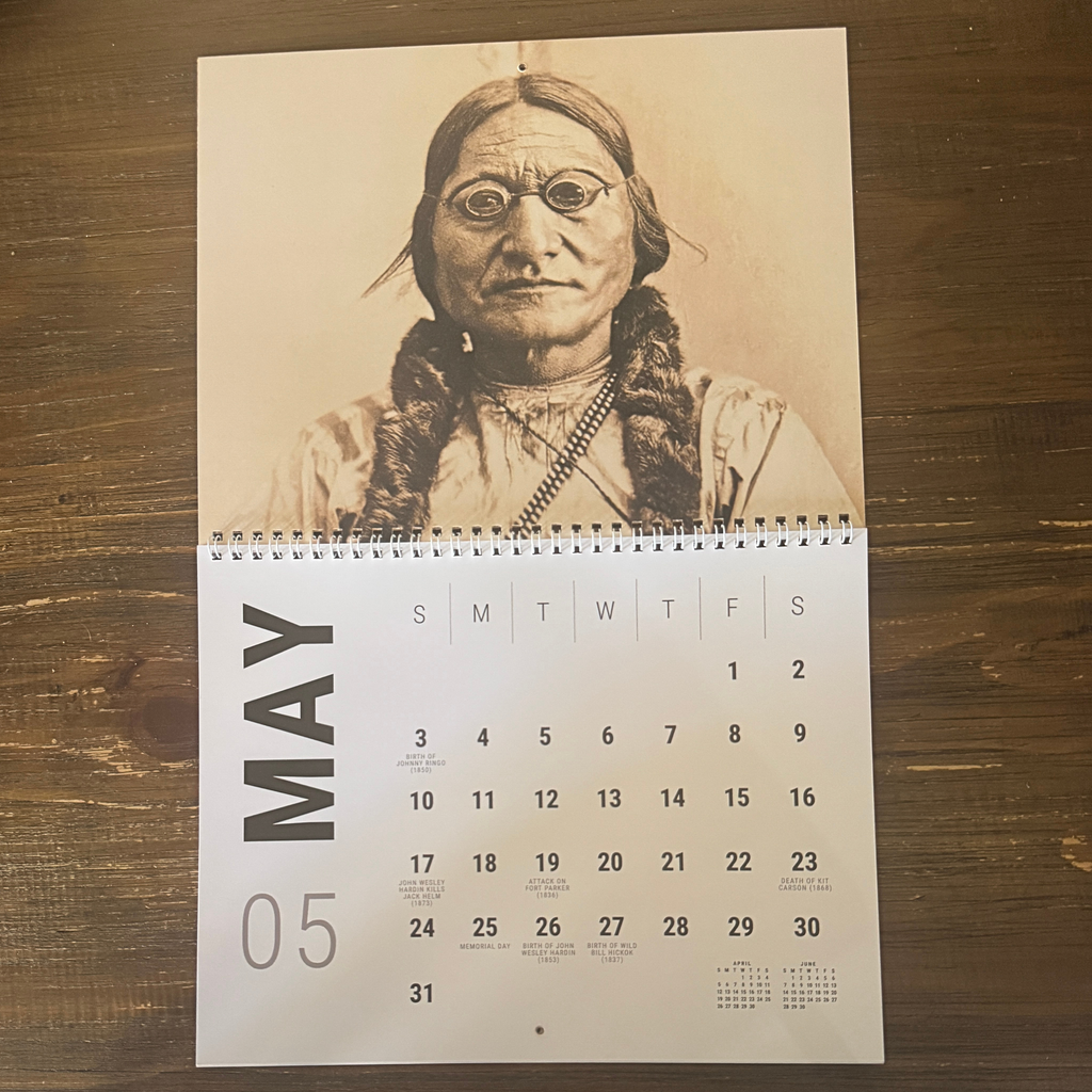 Legends & Outlaws Wall Calendar (11 x 8.5 in)